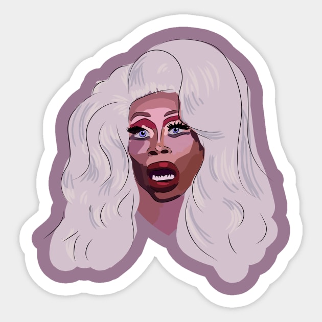 dream death [monique heart] Sticker by roboprophet